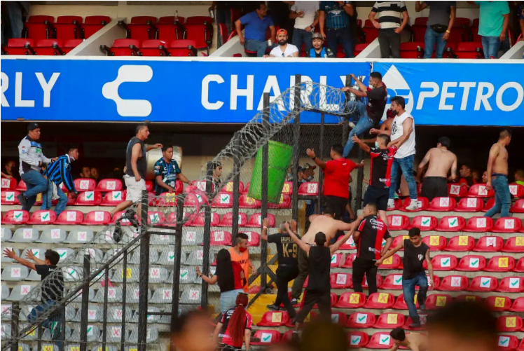 Mexico's football riot has left 26 injured 1 Mexico's football riot has left 26 injured