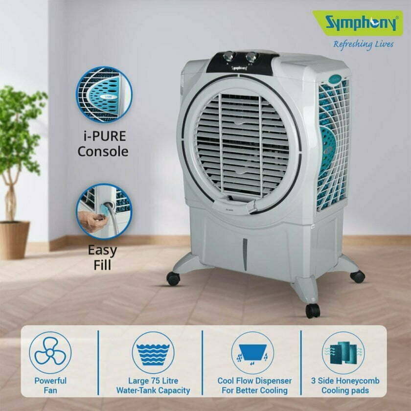Symphony Sumo 75 XL Powerful Desert Air Cooler 75-litres