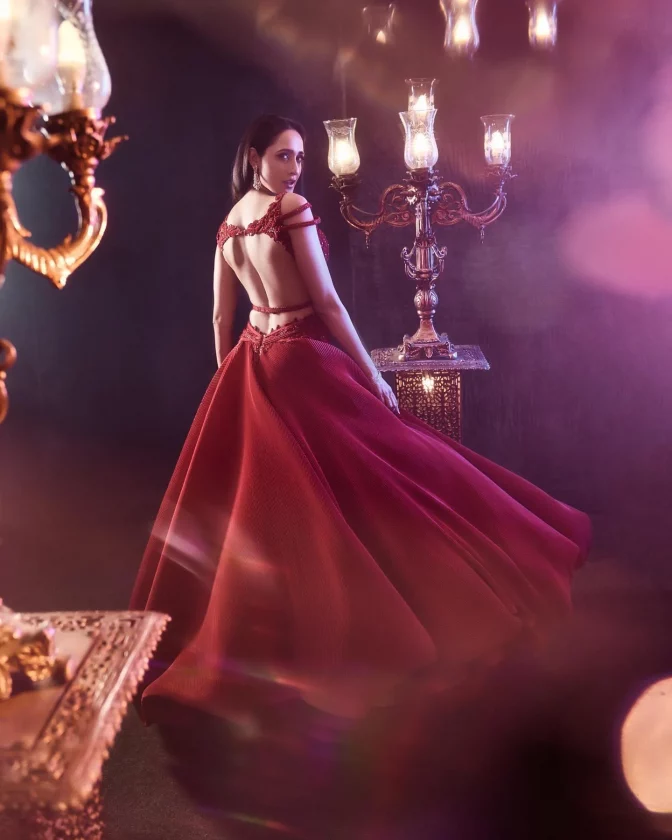 Red Hot Pragya Jaiswal Elegant Look 3 Red Hot Pragya Jaiswal Elegant Look