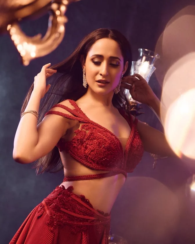 Red Hot Pragya Jaiswal Elegant Look 1 Red Hot Pragya Jaiswal Elegant Look