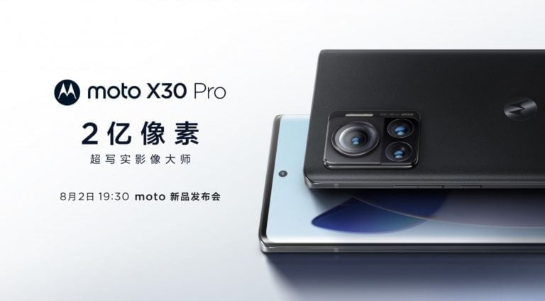 Moto Edge X30 Pro design revealed